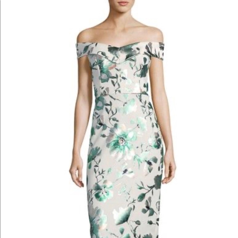 Off the Shoulder Scuba Sheath